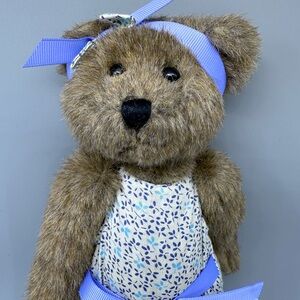 Boyds Bears Violet Floral Dress & Ribbon 10” 4028326